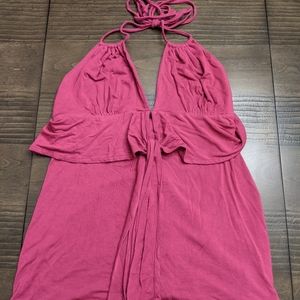 Purple halter